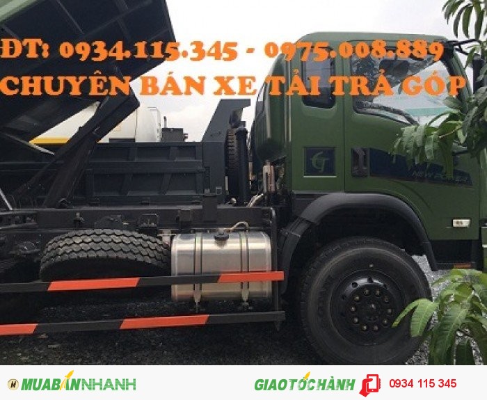 Bán xe tải ben Dongfeng 9.2T- Ben Trường Giang 9tan2- Ben Dongfeng 9,2 tân- Bán dongfeng 9t2