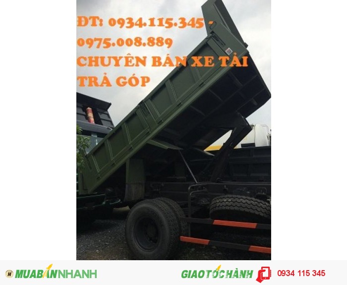 Bán xe tải ben Dongfeng 9.2T- Ben Trường Giang 9tan2- Ben Dongfeng 9,2 tân- Bán dongfeng 9t2