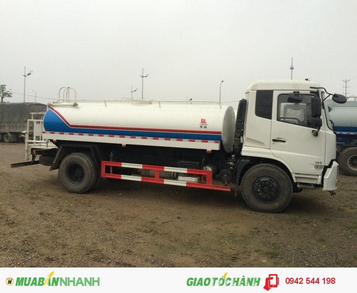 Bán xe phun nước tưới cây 9 m3 dongfeng