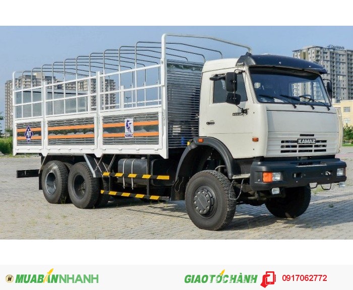 Xe tải thùng kamaz 3 chân