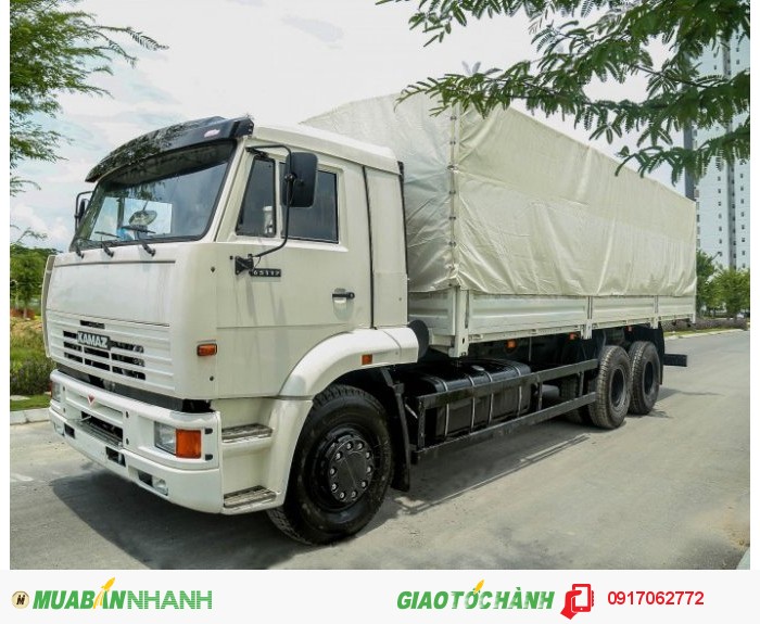 Xe tải thùng kamaz 3 chân