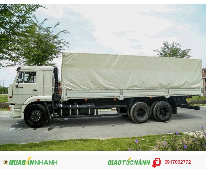 Xe tải thùng kamaz 3 chân