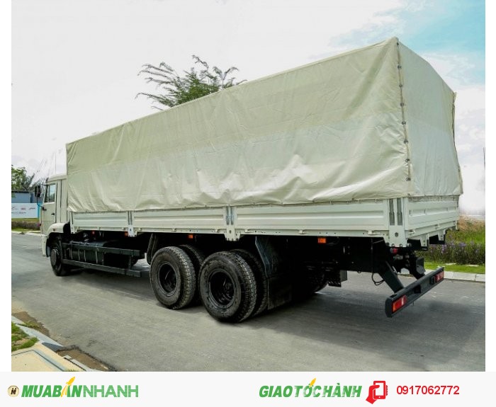 Xe tải thùng kamaz 3 chân