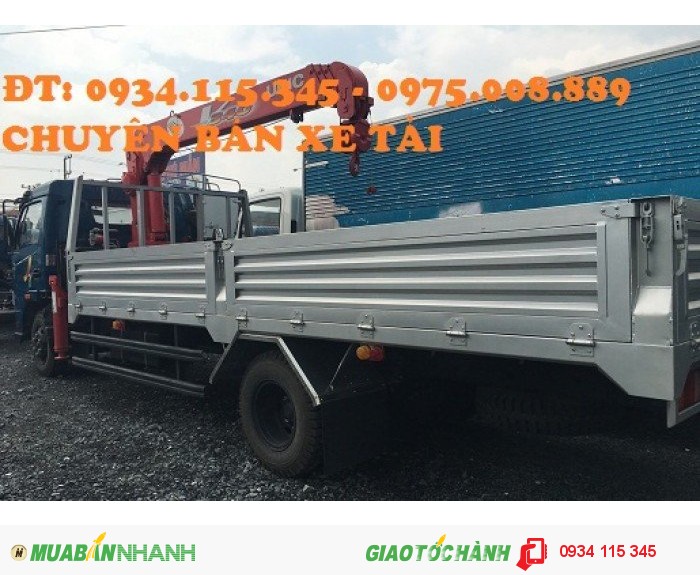 Xe tải cẩu 3 tấn( 4 khúc)- xe tải veam Vt490 gắng cẩu UNIC 3 tấn( 4 khúc) có bán cẩu cũ trả góp