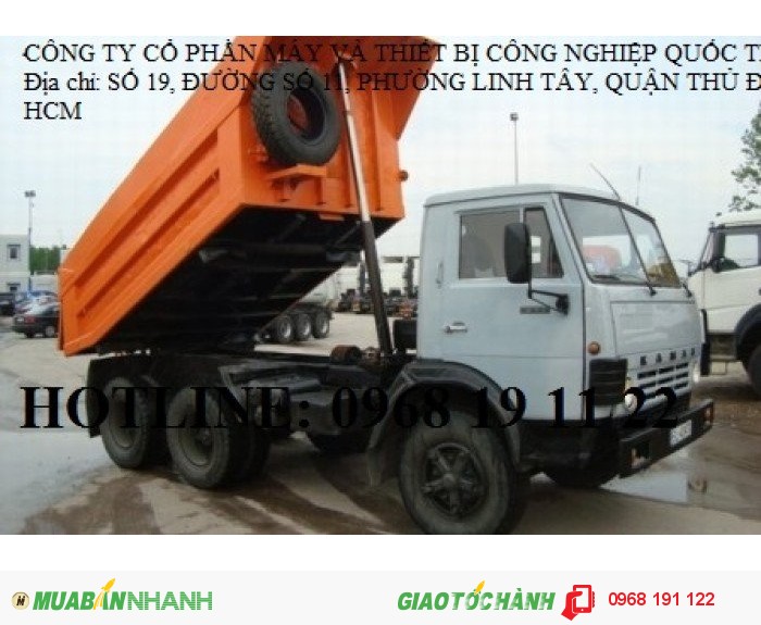 Bán Xe KAMAZ BEN 6540 Nhập Khẩu Mới 100%