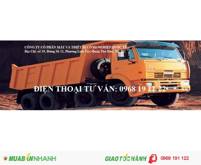 Bán Xe KAMAZ BEN 6540 Nhập Khẩu Mới 100%