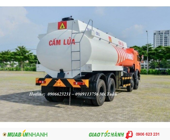 Bán xe bôn Xăng dầu Kamaz 23m3 mới tại Bình dương | Xe bồn Kamaz 23m3 nhập khẩu