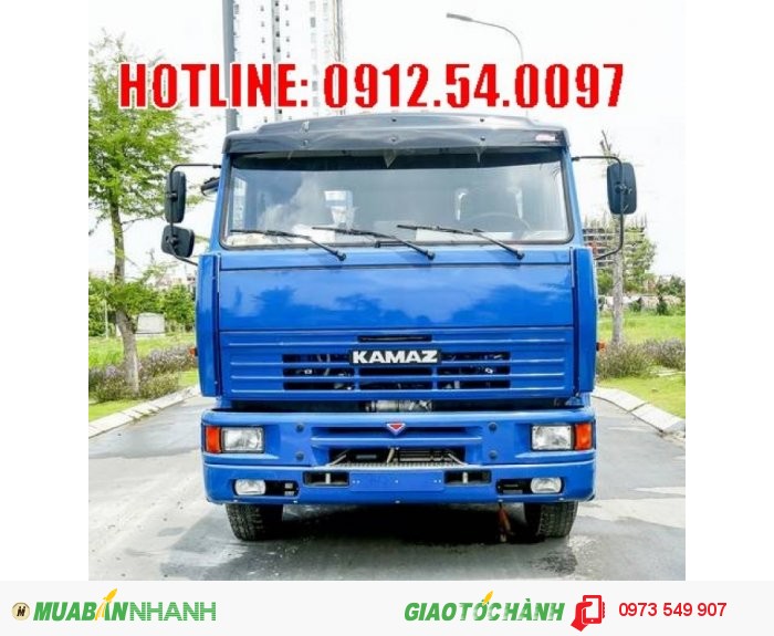 Xe tải 3 chân kamaz 65117