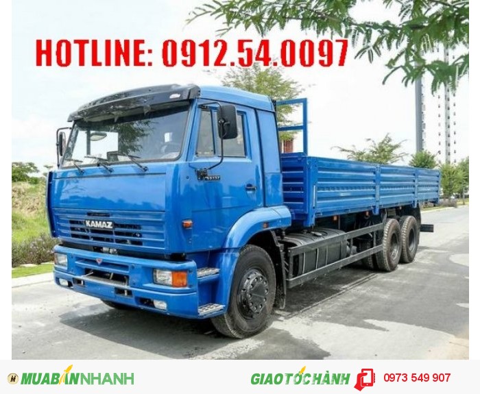Xe tải 3 chân kamaz 65117
