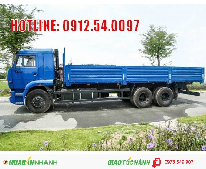 Xe tải 3 chân kamaz 65117