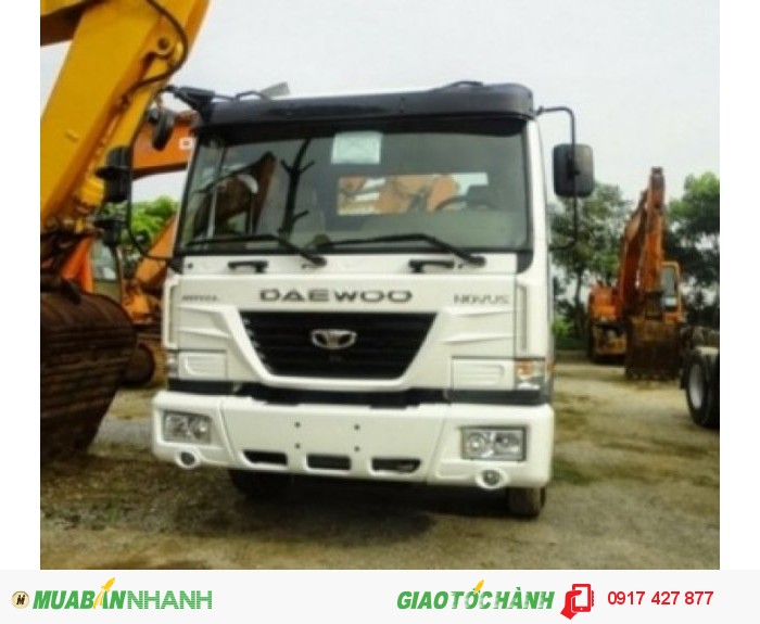 Xe Tải Daewoo 3 Chân Găn Cẩu 8 Tấn Đã Qua Sữ Dụng, Xe Tải Cũ