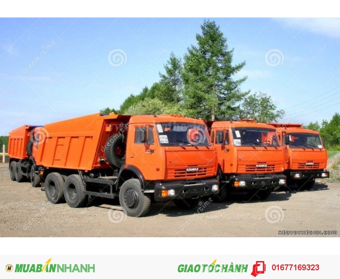 Bán xe ben Kamaz 65111 6x6 15 tấn, nhập khẩu nguyên chiếc từ Nga 2016, giá 1 tỷ 568 triệu.