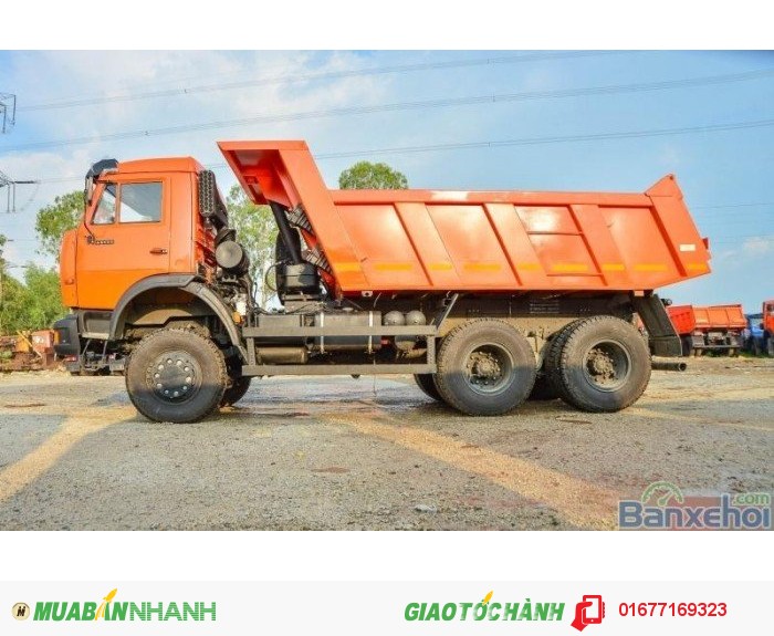 Bán xe Kamaz 15 tấn 65111 (6x6) hỗ trợ vay 80% giá trị xe.