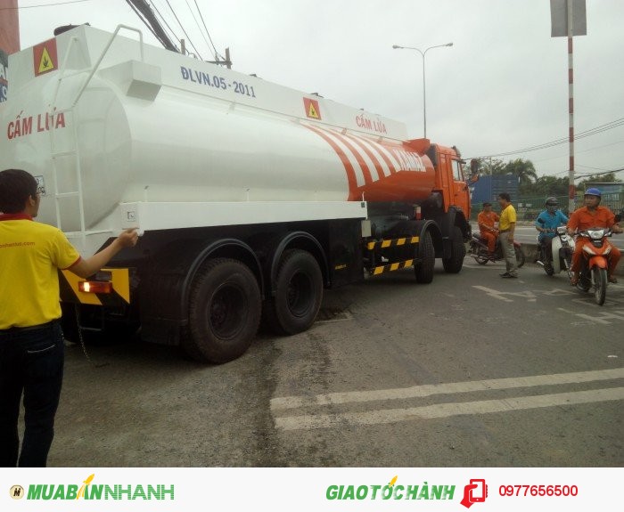 Bồn xăng dầu kamaz 6540 long
