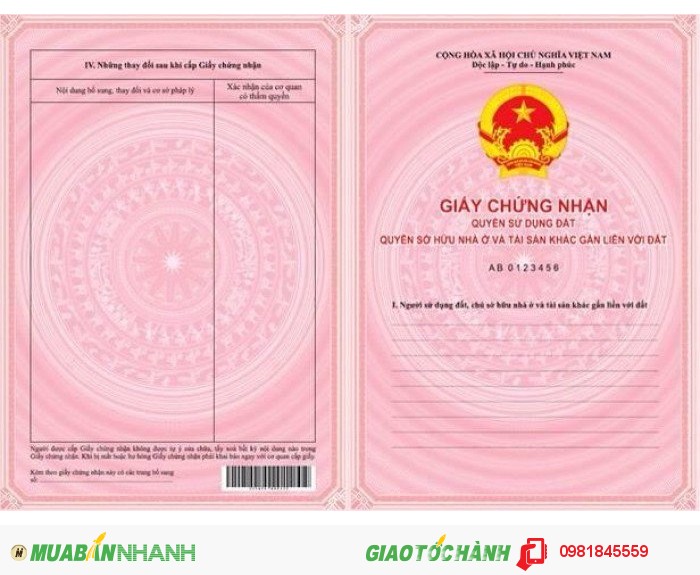 Bán Đất Thổ Cư 100% Đường Tx52 Quận 12!