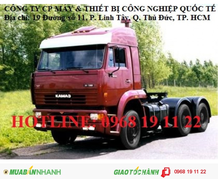 Bán Xe Đầu Kéo KAMAZ 6460 (6X4)