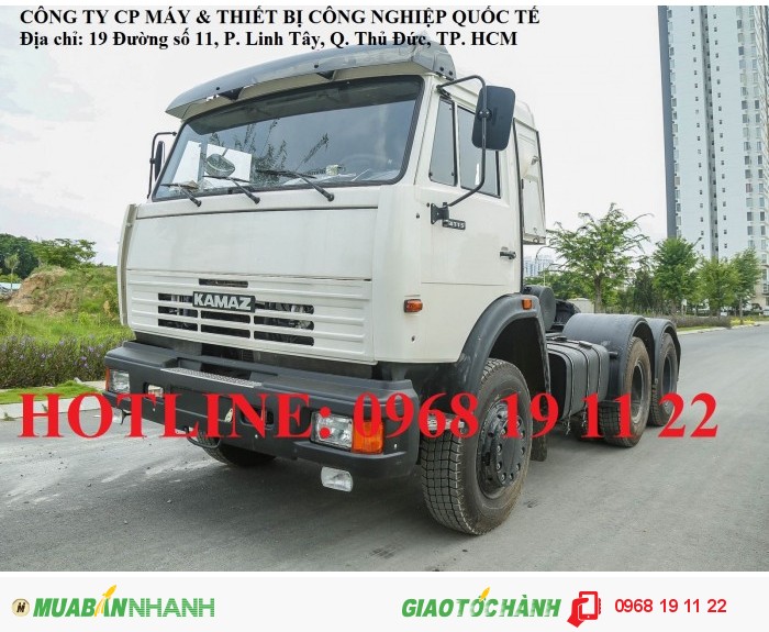 Bán Xe Tải Đầu Kéo KAMAZ 54115 6x4