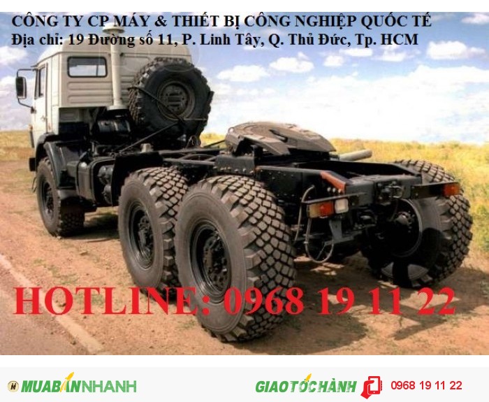 Bán Xe Tải Đầu Kéo KAMAZ 54115 6x4
