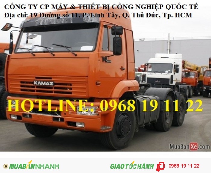 Bán Xe Đầu Kéo KAMAZ 65116 6x4