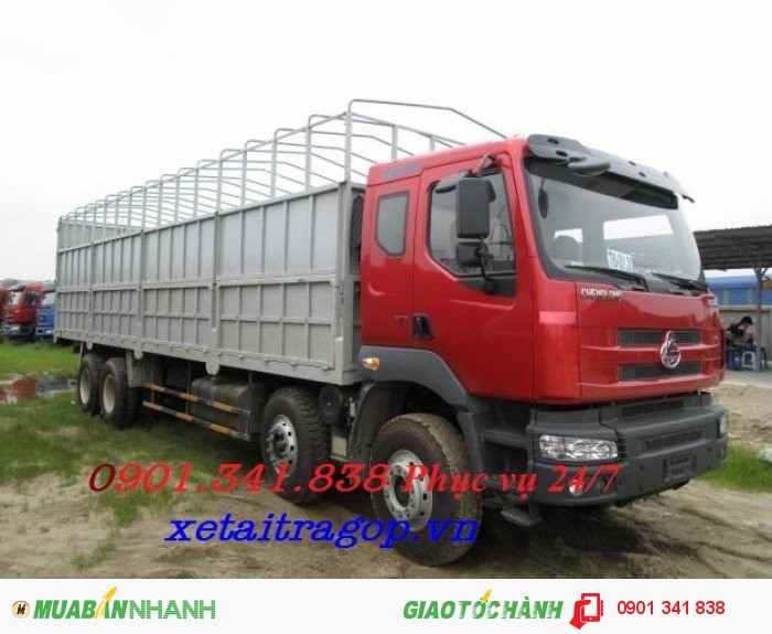 Xe tải Chenglong thùng bạt nhâu khẩu
