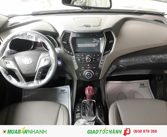 Ưu đãi hấp dẫn! Hyundai Santafe 2017 Full options. Khuyến mãi 240 triệu, hỗ trợ trả góp 80%