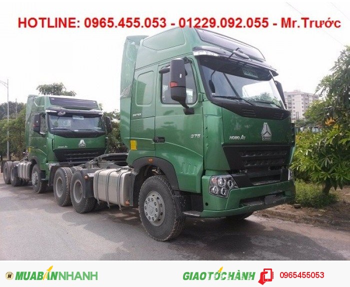 Xe đầu kéo howo A7_375 xe nhập khẩu