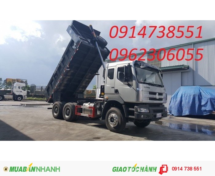 Xe ben 6x4 chenglong, động cơ 340hp,