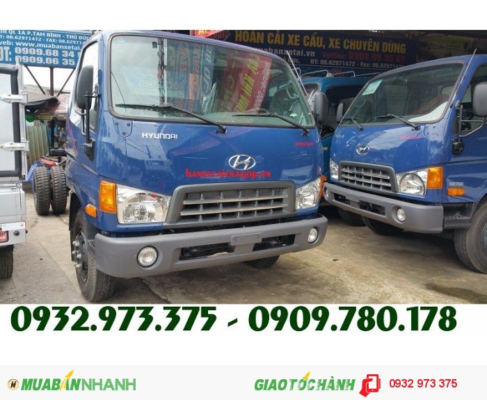 Bán Xe Hyundai 7.7 Tấn HD700, xe nâng tải, xe HYUNDAI tải trọng cao nhất, hyundai 7.7 Tấn