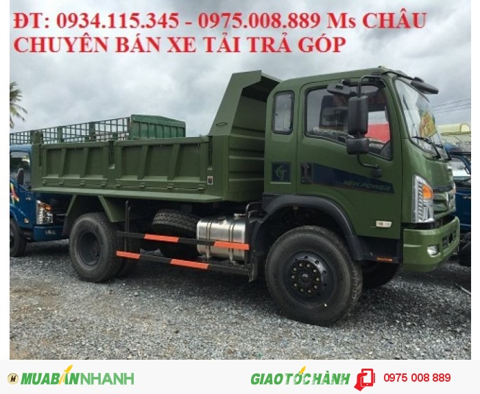 Xe ben Dongfeng Trường Giang 7.8T/ 7 tấn 8/ 7.8 tấn/ 7.8( 2 cầu) xe mới giá tốt.