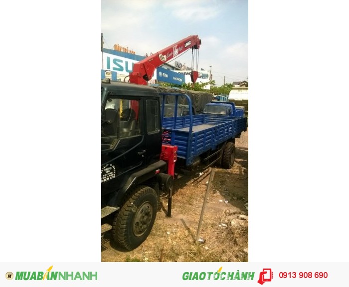 Xe cẩu dongfeng 7 tấn gắn cẩu unic còn zin 99%