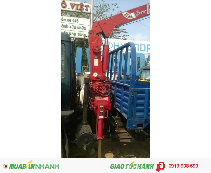 Xe cẩu dongfeng 7 tấn gắn cẩu unic còn zin 99%