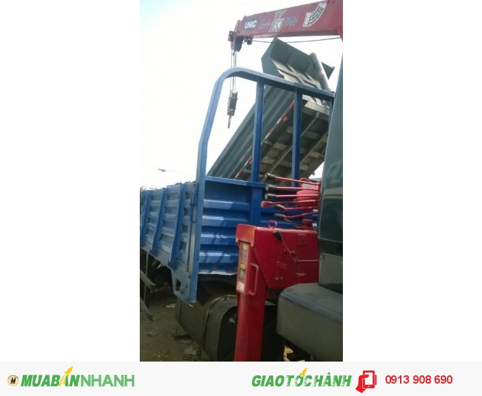 Xe cẩu dongfeng 7 tấn gắn cẩu unic còn zin 99%