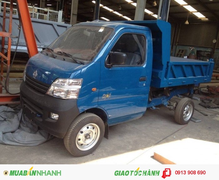 Xe ben 670kg, động cơ Suzuki, phun xăng điện tử, 2k16