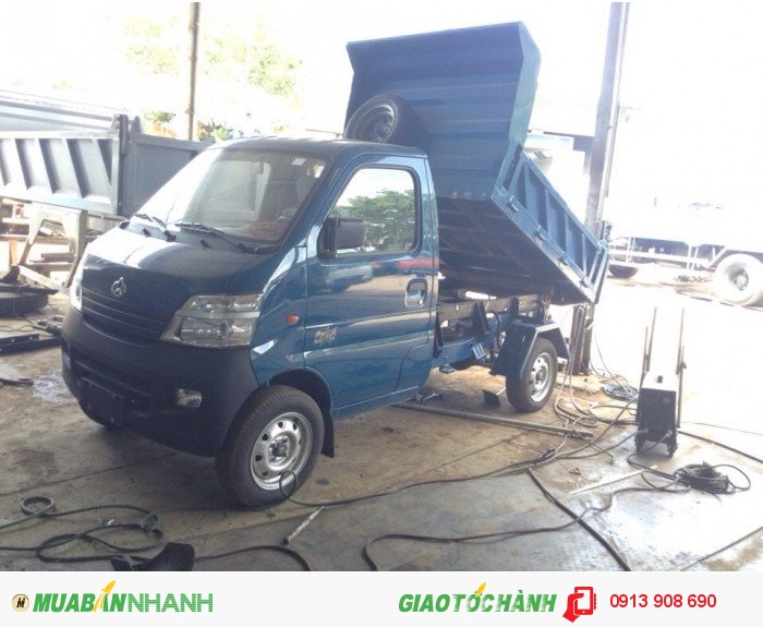 Xe ben 670kg, động cơ Suzuki, phun xăng điện tử, 2k16