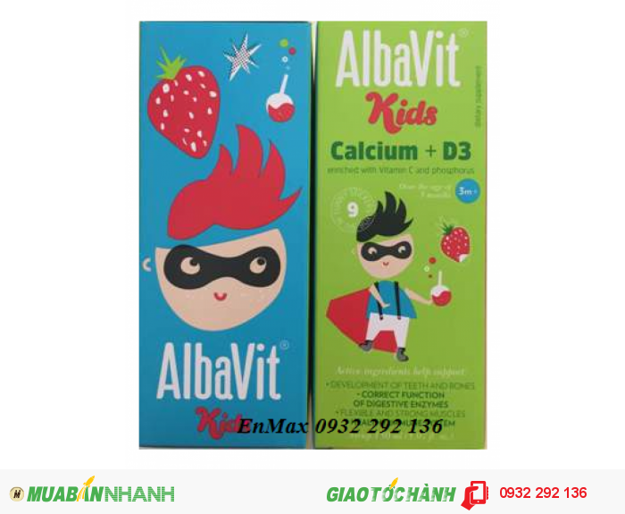 Albavit Kids Calcium D3 giúp bổ sung canxi0