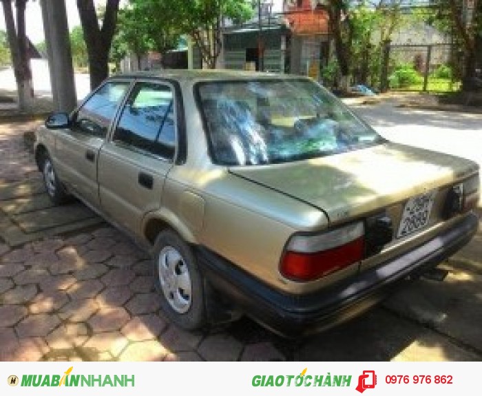 Cần bán oto toyota corolla 1992 màu vàng nhập