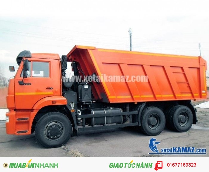 Thông tin Bán xe ben Kamaz 6520 20m3 Nhập khẩu CHLB NGA 2016 giá 1 tỷ 900 triệu