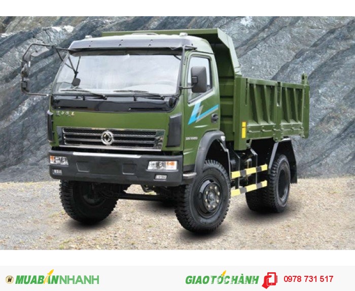 Xe ben dongfeng việt trung 6.9t 5.7 khối