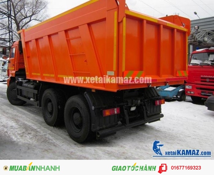 Xe ben Kamaz 6520 thùng 20m3, bán xe ben Kamaz 6520 mới