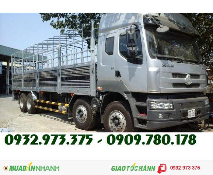 Bán trả góp xe dongfeng 4 chân Hoàng Huy 17.9 tấn, bán trả góp xe Chenglong 4 chân 17.9 tấn