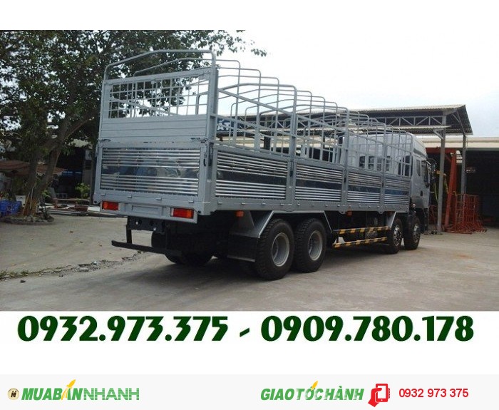 Bán trả góp xe dongfeng 4 chân Hoàng Huy 17.9 tấn, bán trả góp xe Chenglong 4 chân 17.9 tấn