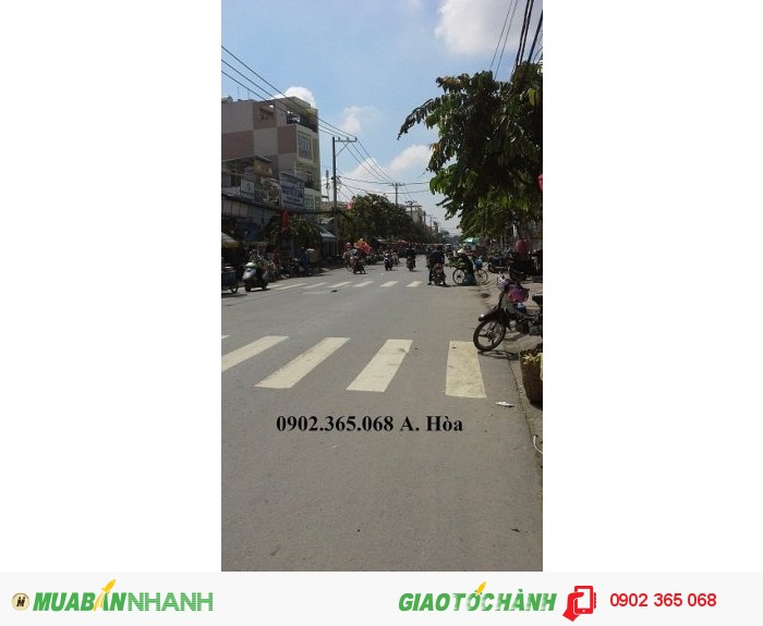 Bán đất ngay Mặt Tiền đường Hiệp Bình,Thủ đức,DT:4.5x29m, đg 12M