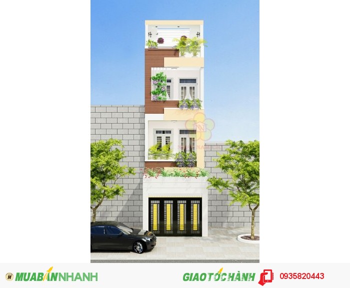 Bán nhà gần trước đường Phạm Văn Đồng 1t + 3l