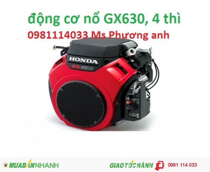 Bán động cơ nổ Honda GX360 động cơ 4 thì chính hãng Mới 100, giá Liên