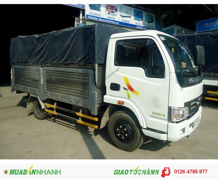 Bán xe tải veam 1T5 VT150| xe tải veam VT150 động cơ Hyundai, xe được vào thành phố giá rẻ
