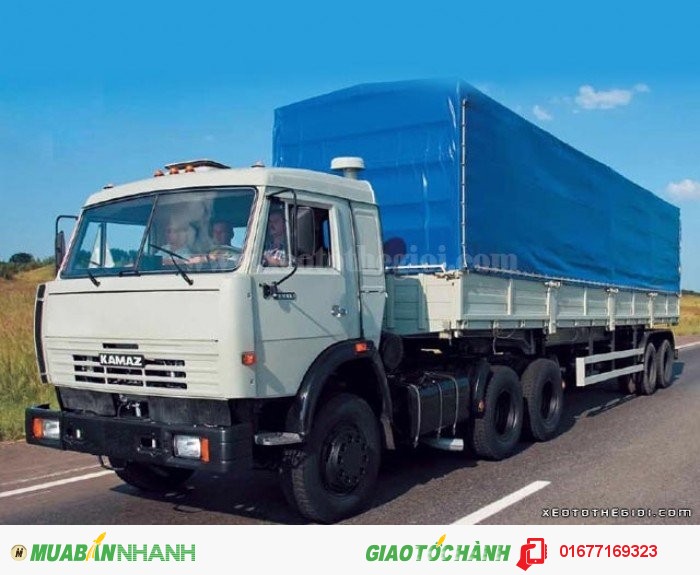 Tổng đại lý kamaz Việt Nam, bán xe đầu kéo kamaz 54115  2 cầu