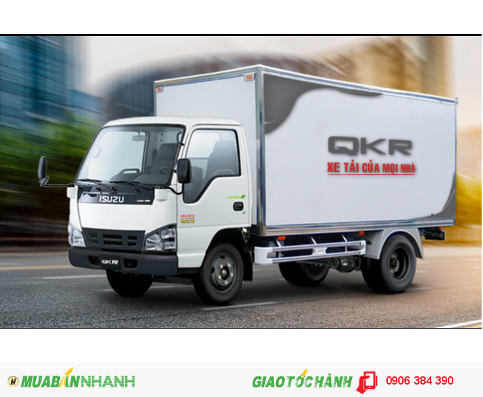 Bán Xe tải 1,9 tấn ISUZU, Xe tải QKR55H tải trọng 1,9 tấn,giao xe ngay