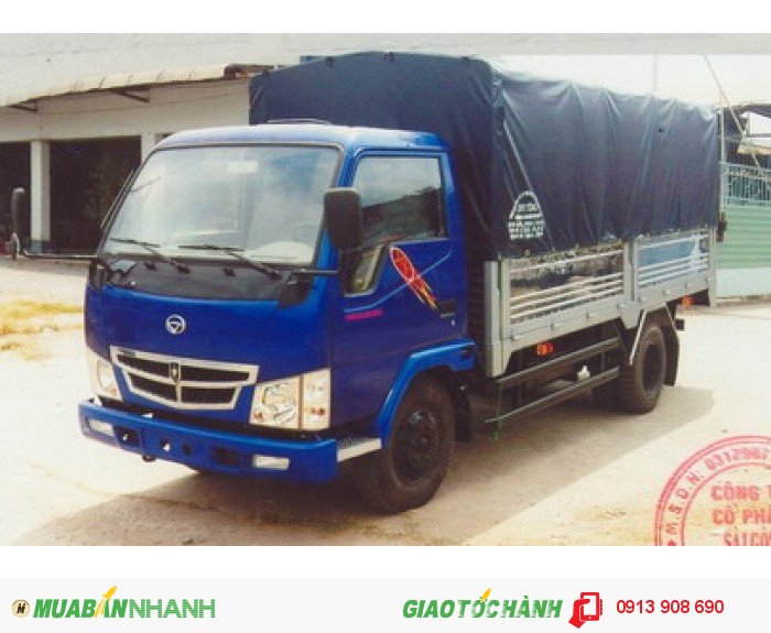 Xe vinaxuki 1,8 tấn mới 100% hỗ trợ trả góp
