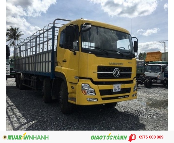 Xe tải dongfeng 4 chân( 4 giò) 17.8T- xe tải dongfeng hoàng huy L315 máy Cumin- dongfeng 4 chan 17.8 tân