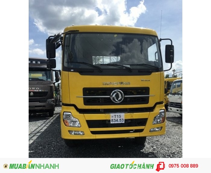 Xe tải dongfeng 4 chân( 4 giò) 17.8T- xe tải dongfeng hoàng huy L315 máy Cumin- dongfeng 4 chan 17.8 tân